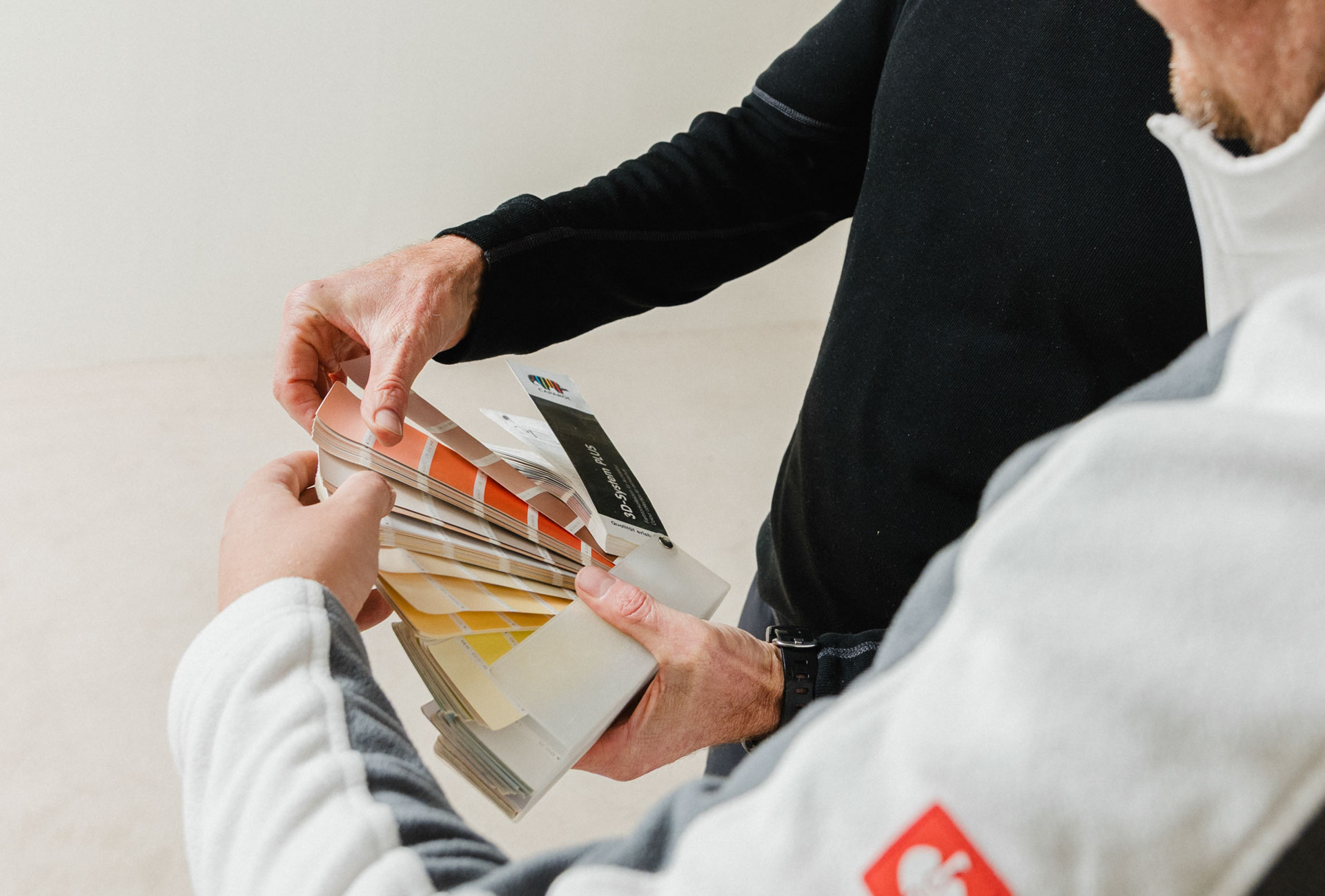 Farbfächer für Innenmalerei